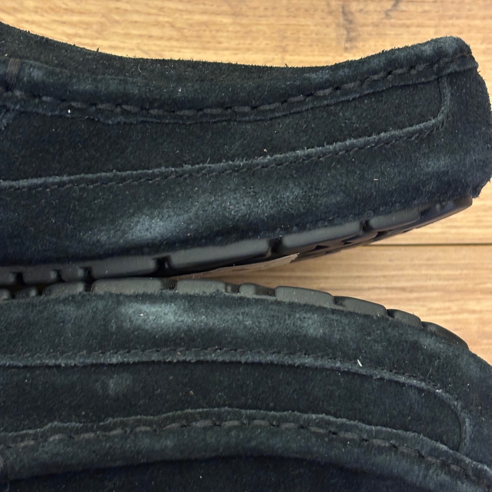UGG‎ Alder Slip-On Loafer In Black Men Size 8 Suede Wool Insole Comfort Warm - Picture 6 of 11